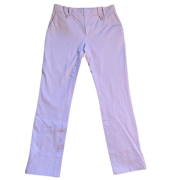 Anthropologie The Essential Slim Trousers Size 2 Light Purple Lilac - Picture 3 of 12